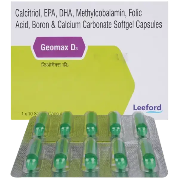 Geomax D3 Max Softgel Capsule